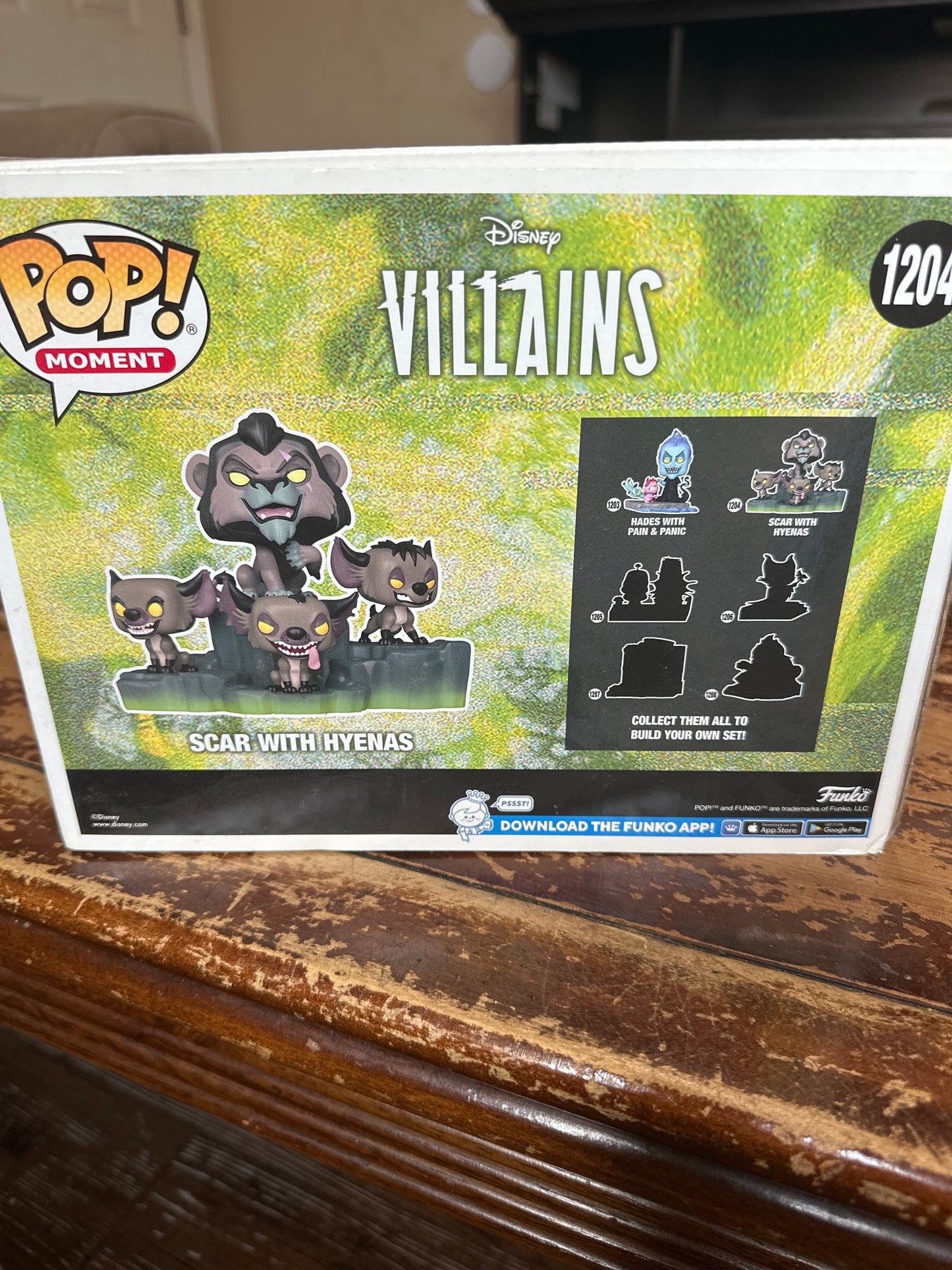 Funko villains scar with hyenas